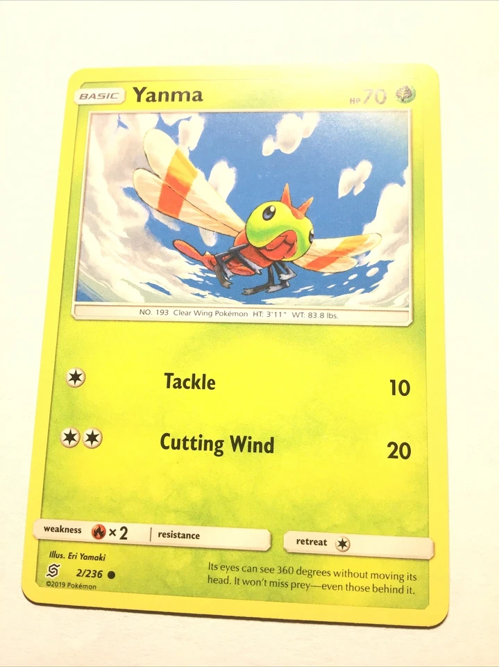 YANMA - SM Unified Minds - 2/236 - Common - Pokemon Card - NM - Image 1 of 1