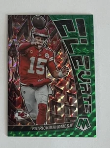 PATRICK MAHOMES - 2022 Mosaic Football - ELEVATE Green Mosaic Prizm - E-PM- KC - Picture 1 of 2