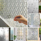 Privacy Window Glass Film Sticker PVC Static Cling Frosted Stained Bathroom Acc