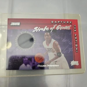 2001-02 STADIUM CLUB STROKE OF GENIUS #SGAI ALLEN IVERSON JERSEY - Picture 1 of 2