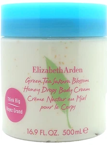ELIZABETH ARDEN GREEN TEA SAKURA BLOSSOM HONEY DROPS BODY CREAM 16.9 Oz / 500 ml - Picture 1 of 4