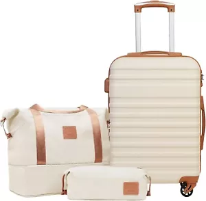 New Suitcase Trolley Carry On Hand Cabin Luggage Hard Shell Travel Bag Lightw... - Picture 1 of 7