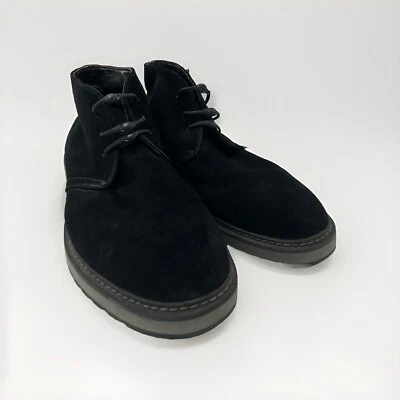 Botas Chukka Calvin Klein Para Hombres Negras Gamuza Punta Redonda Zapatos Talla US 11 / EU 44 Foto 1 de 4