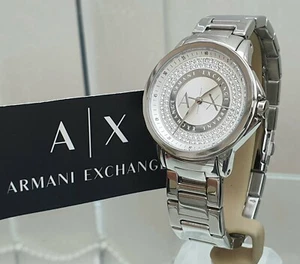 ARMANI EXCHANGE Ladies watch AX4320 Swarovski crystals Gem Set RRP £250 a18 - Picture 1 of 15