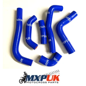 CRF450R 2003 RADIATOR HOSES MXPUK 2003 CRF 450 SILICONE HOSES IN BLUE (419) - Picture 1 of 2