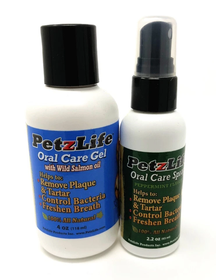 Petzlife All Natural Peppermint Spray and Salmon Gel Bundle - Image 1 of 1