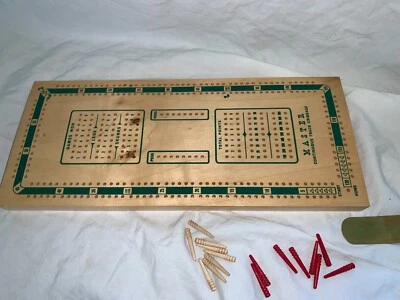 Vintage StanCraft Master Continuous Track Cribbage Board - Includes all Pegs - Image 1 of 3