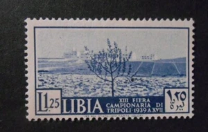 ITALIEN ITALY Kolonien LIBYEN 1939 "13. Messe von Tripolis " 1,25 hellblau MH * ss.162 - Bild 1 von 1