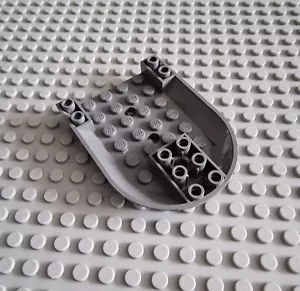 Lego casco de avión helicóptero casco cabina nuevo gris oscuro 11295 P78 - Imagen 1 de 1