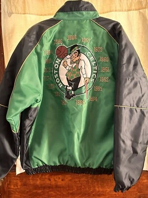 Celtics Championship Jacket Through 2008 Size Large New With Tags - Image 1 of 4