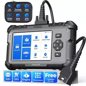 2025 TOPDON AD500 OBD2 Scanner Auto Diagnostic Tool Engine Code Reader ABS SRS - Picture 1 of 14