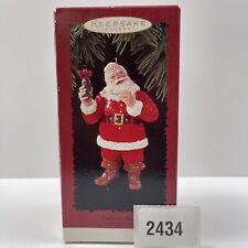 Hallmark Keepsake 1996 Christmas Ornament Welcome Guest Coca Cola Santa Coke 