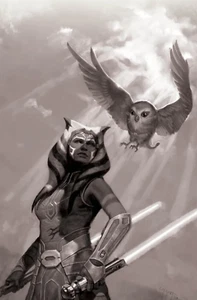 Doctor Aphra #36 Clone Wars 15th Anniversary TRINITY B&W Virgin ~ E.M Gist - Picture 1 of 2