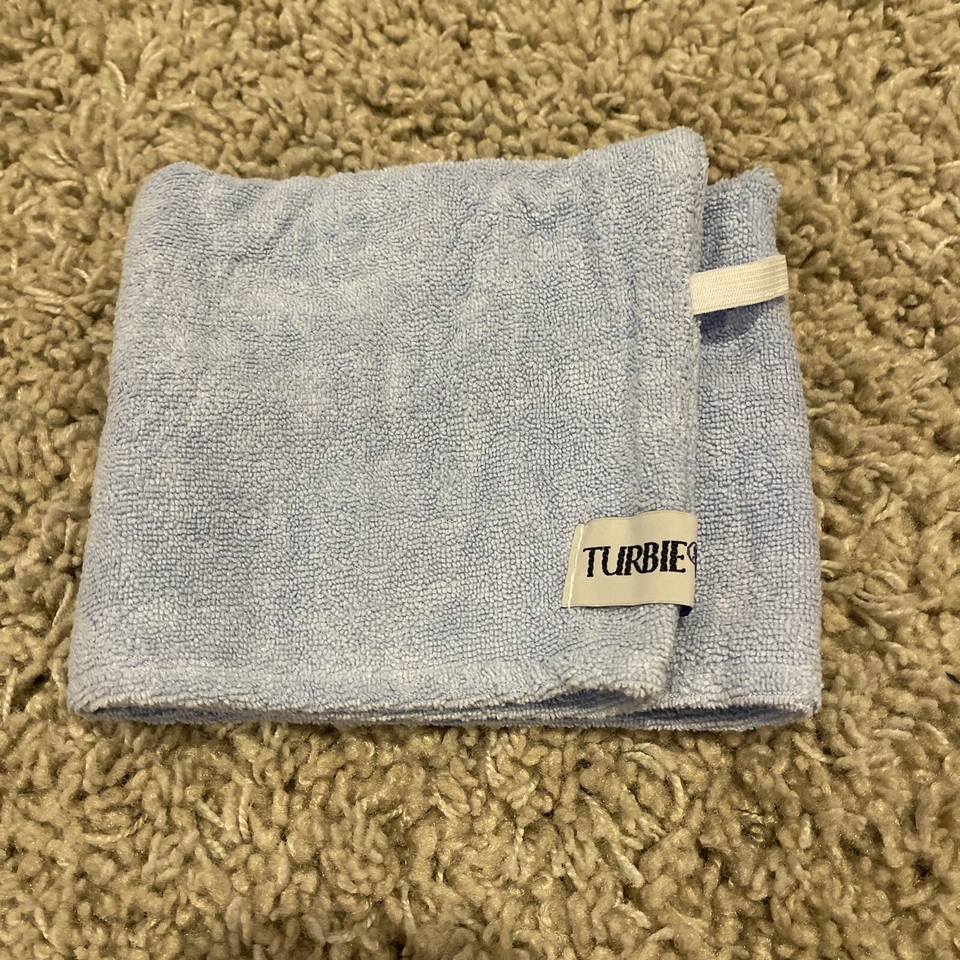 The Original Turbie Twist - Microfiber Hair Towel with Light Blue Design NO BOX - Image 1 of 1