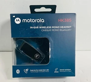 Motorola In-Ear Bluetooth Wireless Mono Headset HK385 - Black - Picture 1 of 4