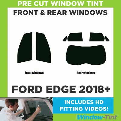 Kit completo de tinte de ventana precortada para Ford Edge 2018+ película de tinte para automóvil delantera y trasera Foto 1 de 4
