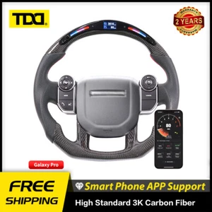 TDD Carbon Fiber LED Steering Wheel for Land Rover Range Rover Sport Vogue 2018+ - Picture 1 of 8