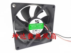 M DA08025B24UR DC24V 0.40A 80*80*25mm 3-wire Cooling Fan - Picture 1 of 2