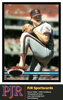 1991 Stadium Club #228 Mike Fetters California Angels Extra 35% Off 4+ - Image 1 of 2