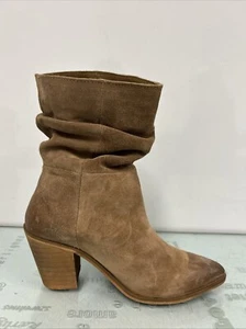 Cleo + Wolf Dani Western Taupe Ankle Boots Women’s Size 7.5M, Preowned. - Picture 1 of 17