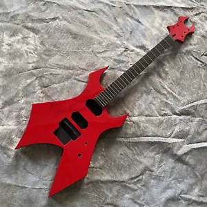 Unfinished Warlock EXtreme Electric Guitar Solid Body FR Bridge Groove NO Parts - Bild 1 von 7
