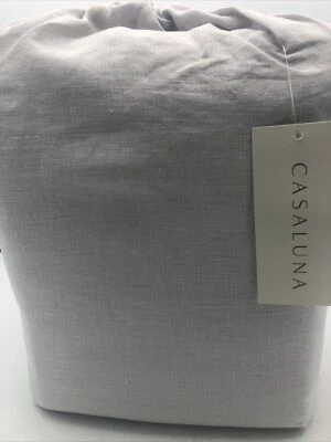 Juego de sábanas de cáñamo Casaluna California King Well-Being gris Foto 1 de 4