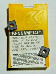8PCS Kennametal SNMG 432 UF KT175 Cermet Inserts       591SO - Picture 1 of 12