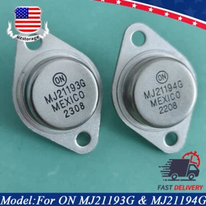 Per ON OnSemi MJ21193G & MJ21194G transistor uscita coppia complementare PNP NP - Foto 1 di 4