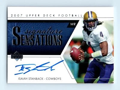 2007 Upper Deck #SS-IS Isaiah Stanback Signature Sensations - Image 1 of 2