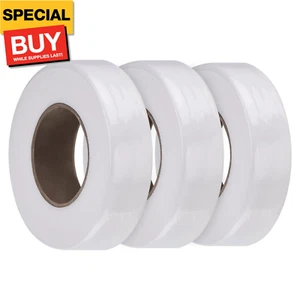 3 Rolls Fabric Fusing Tape Adhesive Hem Tape Hemming Tape 1/2 Inch Fabric Fusibl - Picture 1 of 7