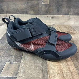 Nike Superep Cycle (Mens Size 10) Shoes CW2191 008 Indoor Cycling Black Crimson - Picture 1 of 9