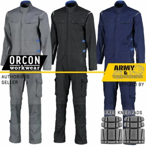 Heavy Weigh Boilersuits Coverall Cargo Multi & Knee Pad Pockets + Free Knee Pads - Picture 1 of 5