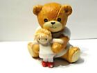 ENSCO 1982 LUCY AND ME ~ TEDDY BEAR WITH GIRL DOLL FIGURINE