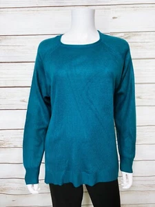 Sweet Romeo Womens Sweater Size S Green Long Sleeve 100% Acrylic Pullover - Picture 1 of 6