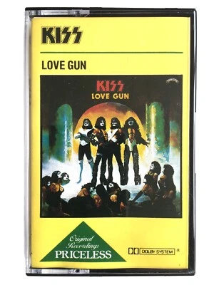 Kiss - Love Gun - Cassette Tape PRIMC69 Casablanca Paper Labels 1977 - Hooligan - Image 1 of 2