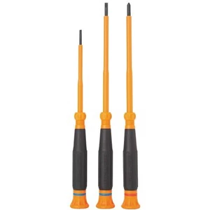 Klein Tools 85613INS Insulated Mini Precision Screwdriver Set PH/SL, 3-Pieces - Picture 1 of 5