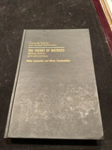 Lancaster & Tismenetsky THE THEORY OF MATRICES 2nd Ed Academic Press 1985 - Picture 1 of 13