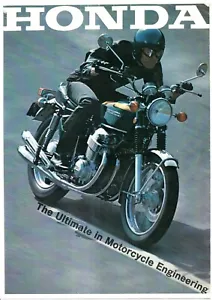 1969 HONDA CB750 FOUR K0 SPORTS SUPERBIKE 8 page Motorcycle Sales Brochure NCS - Picture 1 of 8