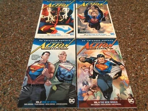 Superman Action Comics DC Universe Rebirth Volumes 1-4 (Paperback, Brand New) - Picture 1 of 10