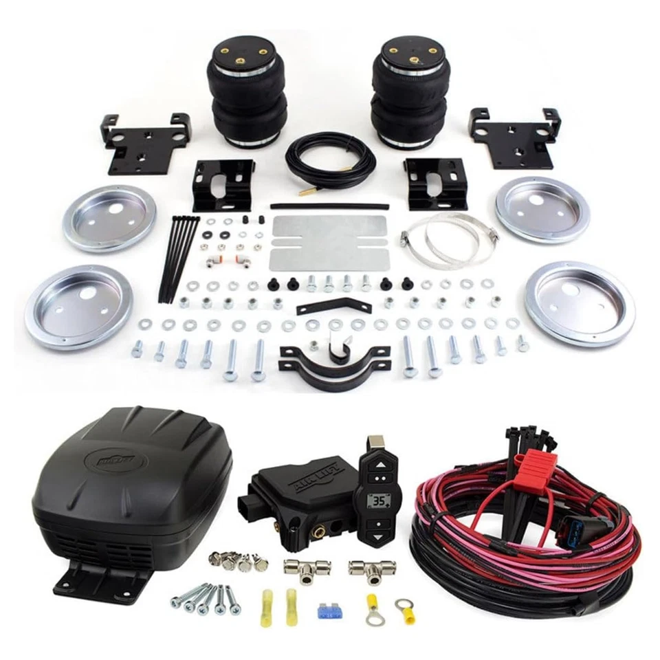 Air Lift 5000 Air Springs w/ WirelessONE Compressor for 01-10 Silverado Sierra - Image 1 of 4
