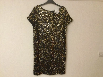 Black / Gold sequin dress new with tags (Next) - Image 1 of 4