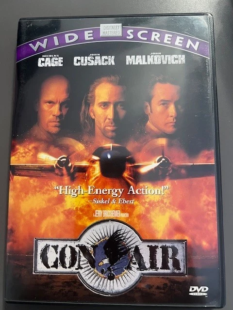 Con Air DVD Movie 1997 Widescreen Nicolas Cage John Cusack John Malkovich - Image 1 of 3