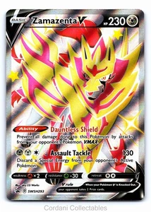 Zamazenta V SWSH293 - SWSH Black Star Promo - Pokemon Card - Near Mint - Picture 1 of 2