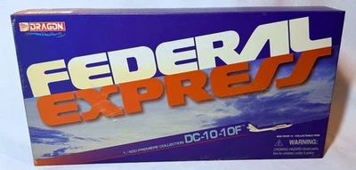 Juego de 2 diecast 1:400 Dragon Wings 55727 FedEx DC-10-10F y Boeing 747-200F Foto 1 de 4