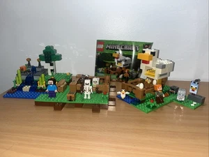 LEGO Minecraft: Der Bauernhof 21114 & Der Hühnerstall 21140 99% vollständig **LESEN** - Bild 1 von 13