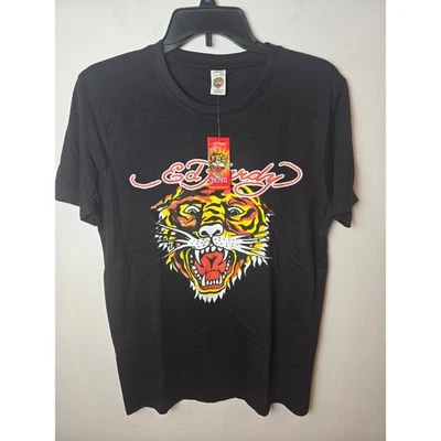 Camiseta Ed Hardy Niños Negro Tigre Gráfico Estilo Talla 17/18 Foto 1 de 4