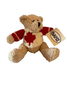 Neu Ganz Teddybär Plüsch 2000 Kanada Flagge Pullover Plüschtier Stofftier Spielzeug 8 Zoll - Bild 1 von 9