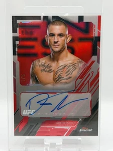 Dustin Poirier 2025 Topps Finest Red Refractor Auto 1/5 - Bild 1 von 2