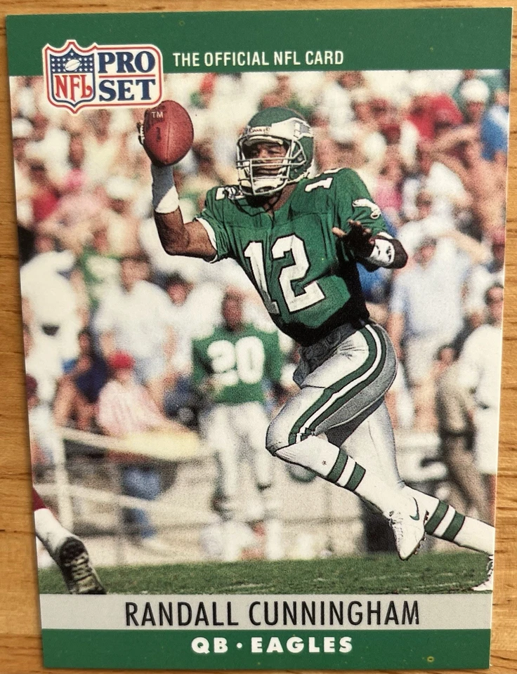 Juego profesional de fútbol americano 1990 #247, Randall Cunningham Foto 1 de 1