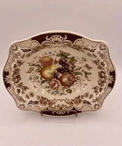 Johnson Bros Harvest Fruit Vintage Oval Serving Bowl - Picture 1 of 3